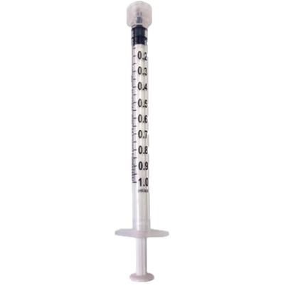 Syringe 1cc LL Low Dead Space with Cap Tuberculin Exel™ 1 mL Individual Pack Luer Lock Tip Without Safety (100/BX 10BX/CS) by Exel Corporation  ID 26049